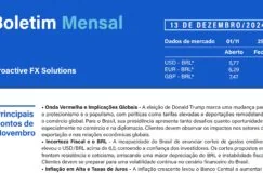 Boletim Mensal de Câmbio - Dezembro 2024